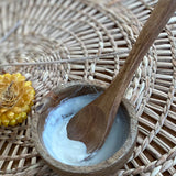 Wooden Spoon $4 & Clay face masks $6.20: Kaolin / Pink / Kaolin & Pink. Or armpit detox: Bentonite.