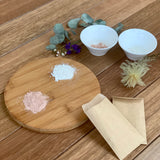 Wooden Spoon $4 & Clay face masks $6.20: Kaolin / Pink / Kaolin & Pink. Or armpit detox: Bentonite.