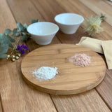 Wooden Spoon $4 & Clay face masks $6.20: Kaolin / Pink / Kaolin & Pink. Or armpit detox: Bentonite.